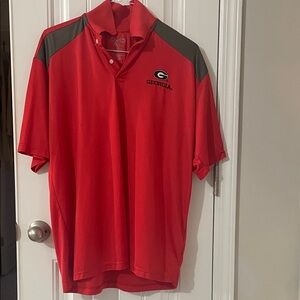Georgia Bulldogs Men's Red Polo Shirt